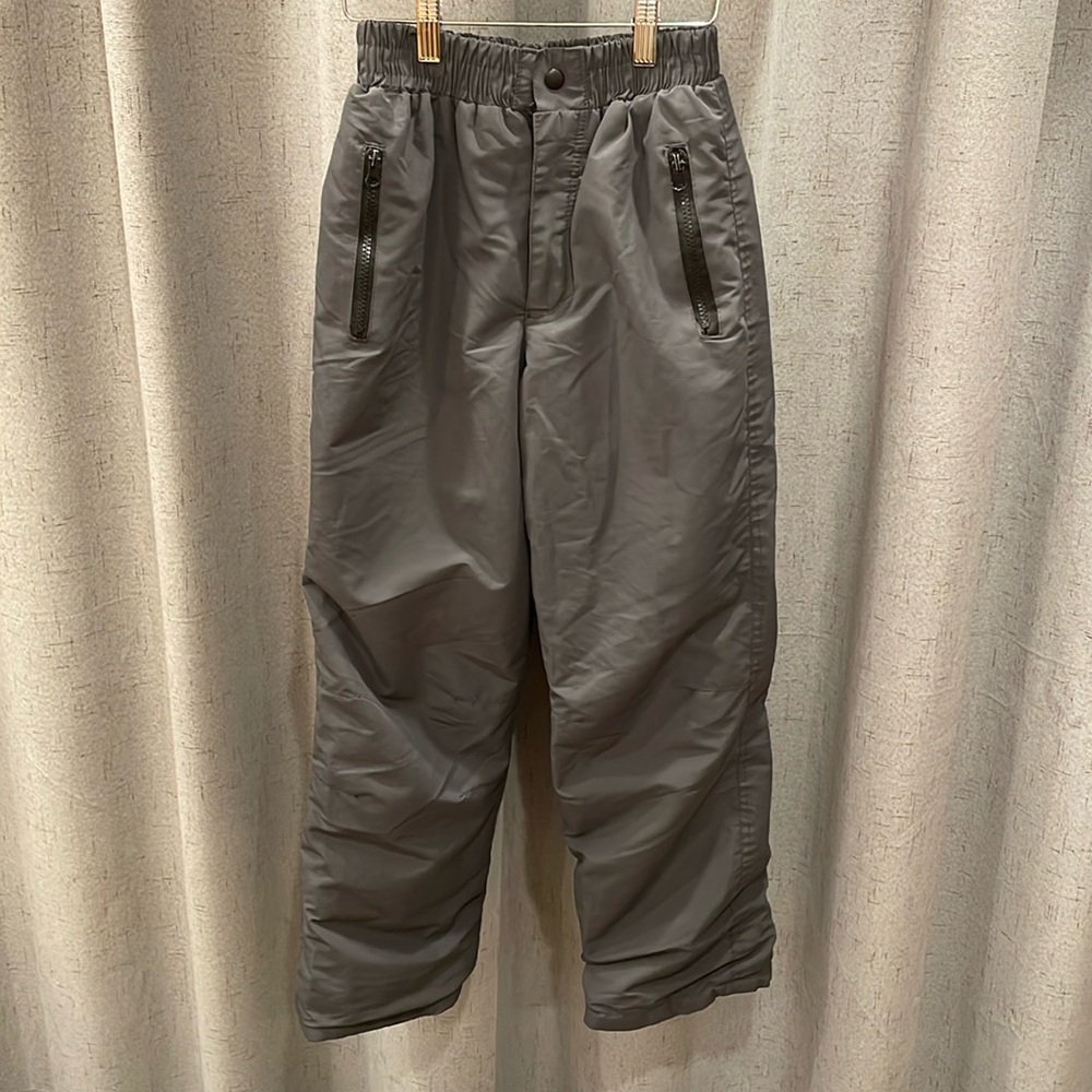 Iceberg Outerwear Youth Medium Snowpants Gray Elastic Ankle & Waist Medium M